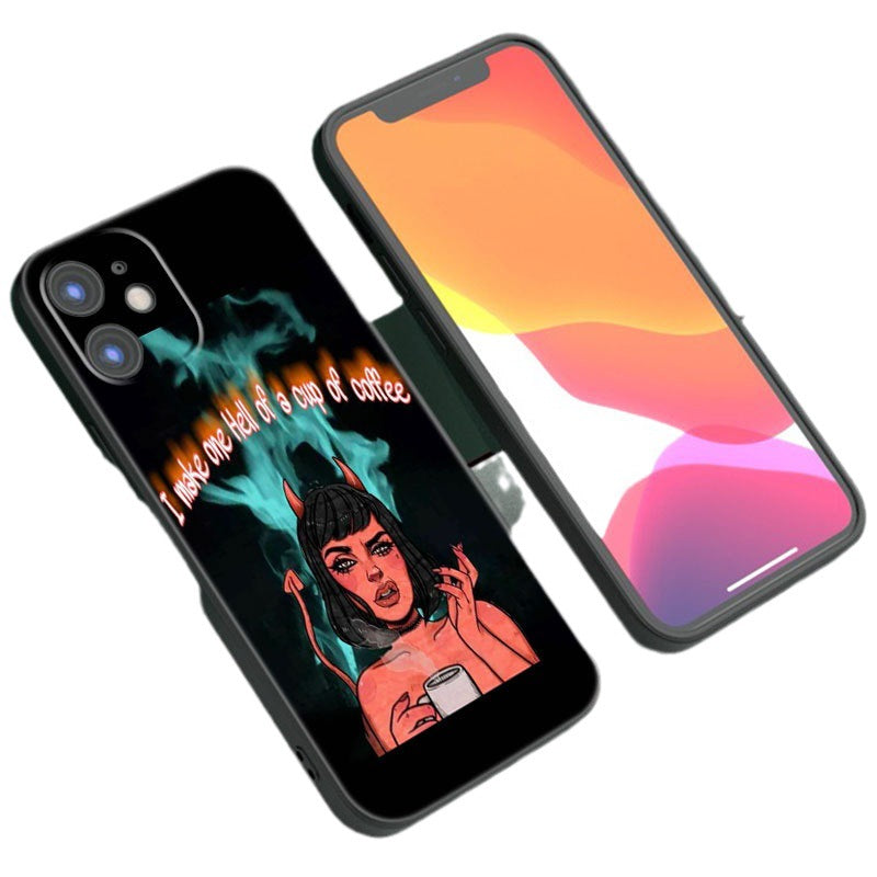 Wholesale Graffiti Girl TPU Phone Cases